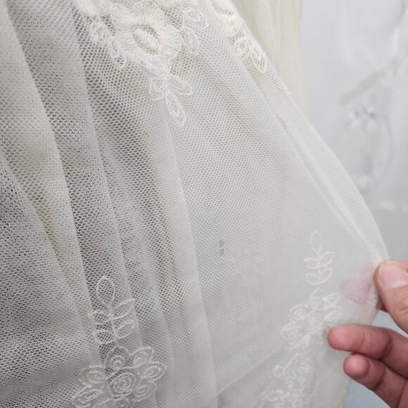 A'Reve Cream Colored, Elegant, Lace Cardigan. - Picture 13 of 13